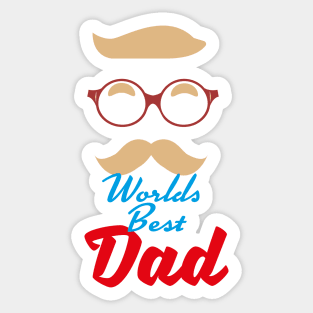 Worlds Best Dad Sticker